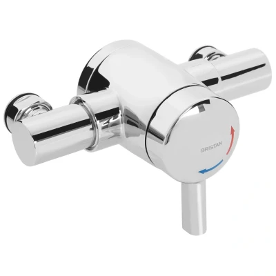 Image of Bristan MT1203 Commercial OPAC Thermostatic Exposed Mini Shower Valve with Lever Chrome