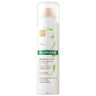 Image of Klorane Shampooing Sec au Lait d&#039;Avoine Teinté ,Black,150ml