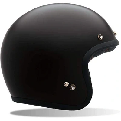 Image of BELL HELMET CUSTOM 500 DLX SOLID BLACK MATT S