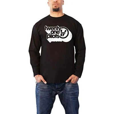 Image of Twenty One Pilots T Shirt Vessel Vintage Official Mens Black Long Sleeve S