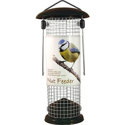 Image of Green Jem Metal Hammertone Nut Wild Bird Feeder