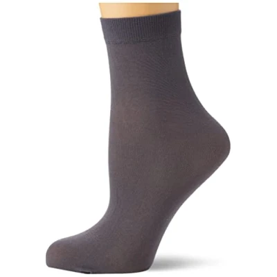 Image of Nur Die Women&#039;s Söckchen Cotton Sensation Socks, 60 DEN, Braun (Symphony 247), One Size