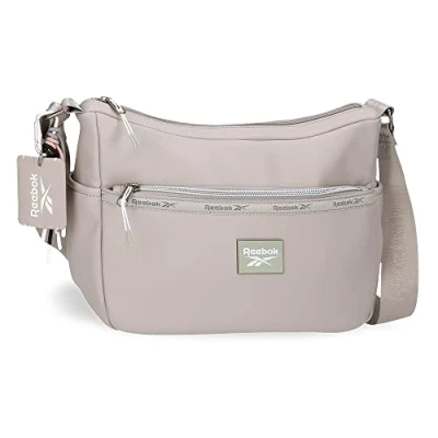 Image of Reebok Tina Small Crossbody Bag Gray 11x17.5x2.5 cms Synthetic Leather