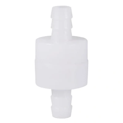 Image of Oumefar 8mm Inline Air Check Valve Plastic Water Non Return Valves Single Phase Quick Connect Fittings Straight Push Valvefor Fuel Gas Liquid