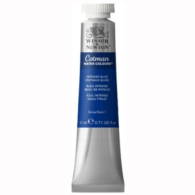 Image of Winsor &amp; Newton 0308327 Water Colour Tube, Intense Phthalo Blue, 21 ml (Pack of 1)
