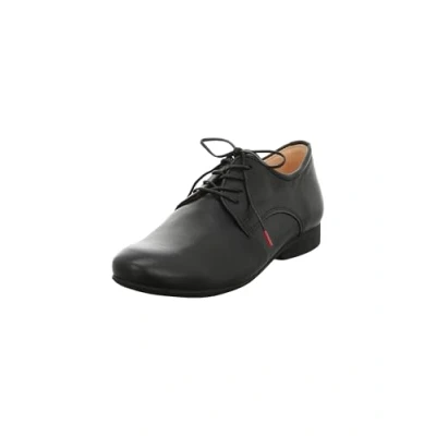 Image of Think! Damen GUAD2 chromfrei gegerbte nachhaltige Halbschuhe, Schwarz 0030