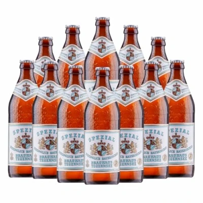 Image of Tegernseer Spezial German Lager 500ml Bottles 5.6% ABV (12 Pack)