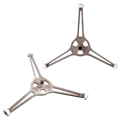 Image of Kodbww Microwave Oven Triple Arm Shaped Glass Plastic Plate Tray Support Holder Rotating Ring Roller Guide Stand Parts