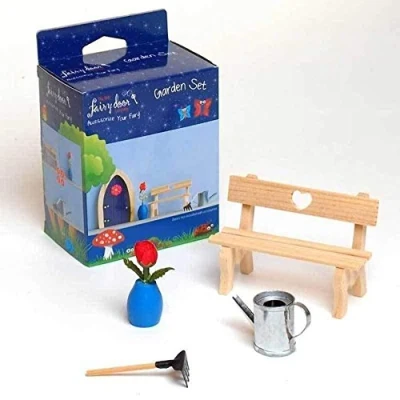 Image of The Irish Fairy Door Company FD554153 Garden Accessory Set