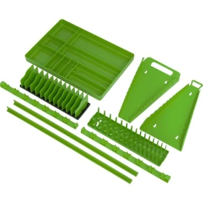 Image of Sealey Premier Tool Storage Organizer Set 9pc Hi Vis Green