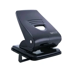 Image of Rapesco 835 Heavy Duty Punch Metal Black PF800AB1