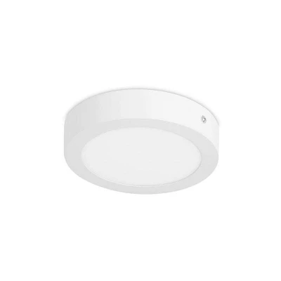 Image of Easy Integrated LED Round Surface Mounted Downlight Matt White Warm