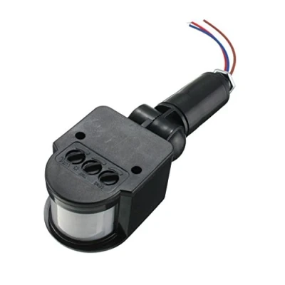 Image of 12M PIR Infrared Motion Sensor Detector Wall LED Light Outdoor RF DC12V Black
