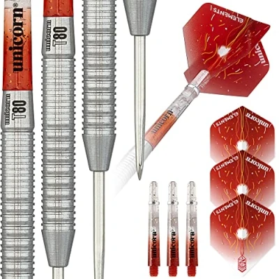 Image of Unicorn Unisex Core Xl Striker Steel Tip Darts, Red, 20 G EU