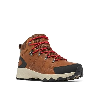 Image of Columbia Men&#039;s Peakfreak 2 mid Outdry Leather waterproof rise hiking boots, Brown (Elk x Black), 10.5 UK