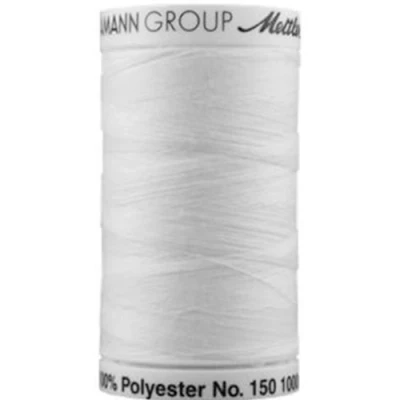 Image of Mettler White Bobbin Fil, Acrylic, Multicolour