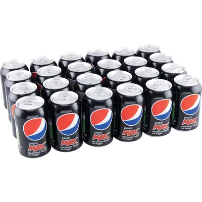 Image of Pepsi Max Cola 330ml Cans (24 Pack) 402005