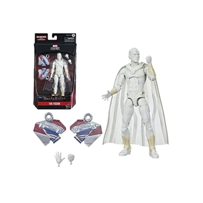 Image of Marvel Avengers Hasbro Legends Series 15 cm Action Figure Toy Vision, Premium Design And 2 Accessories, For Ages 4 Up multicolor