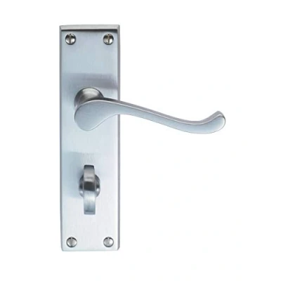 Image of Carlisle Brass CBS54WCSC/BP Door Handle, Satin Chrome