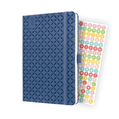 Image of Sigel, ca. A5, darkblue J2101 Jolie Weekly diary 2022, 13,5 x 20,3 cm, hardcover, 174 pages, dark blue