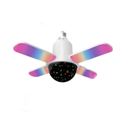 Image of Smart LED Ceiling Light Fan Lamp Bluetooth APP + Remote Music Speaker RGB Dimmable (A)