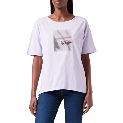 Image of ESPRIT Women&#039;s 032EE1K330 T Shirt, 560/LILAC, Standard