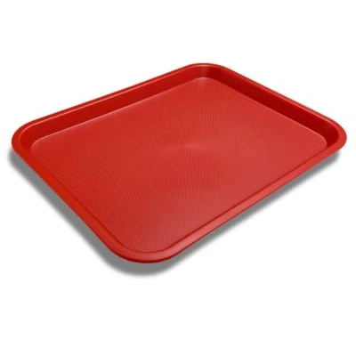 Image of Small Commercial Fast Food Serving Takeaway Tray 350 x 270mm (Red)