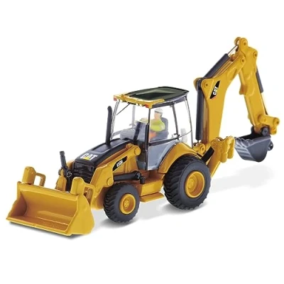 Image of Caterpillar Diecast Masters 85263 Excavator Loader 450E Detailed H0 CAT Construction Vehicle in Metal Box 1:87 Scale Approx. 11 x 5.6 4.7 cm 14+ Suitable for Model Railways and Collectors