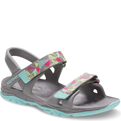 Image of Merrell Girl&#039;s Mi Hydro Drift Hiking Sandals, Multicolor (Grey/Multi), 13 Child UK