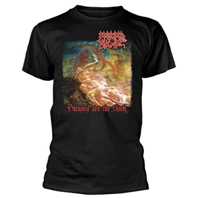 Image of Razamataz Morbid Angel &#039;Blessed are The Sick&#039; (Black) T Shirt (as8, Alpha, m, Regular, Regular)
