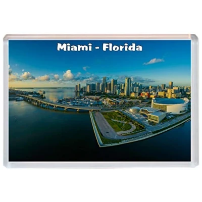 Image of Miami Florida USA Jumbo Fridge Magnet/Magnets BBSM1422