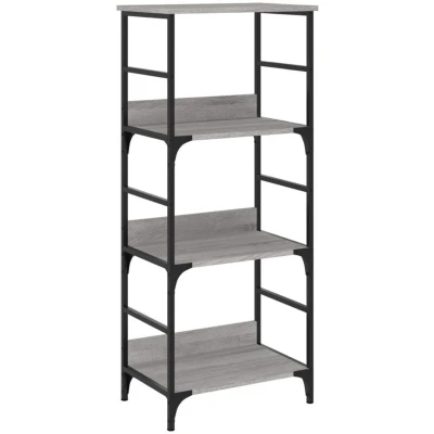 Image of vidaXL Bookshelf Grey Sonoma 50x33x117.5 cm Engineered Wood