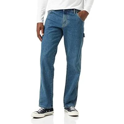 Image of Dickies Men&#039;s Relaxed Fit Duck Jean Big Tall, Tinted Heritage Khaki, 44W x 30L