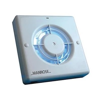 Image of Manrose XF100LV 12V Low Voltage Extractor Fan 100mm/4&quot; Suitable for Wall or Ceiling Mounting