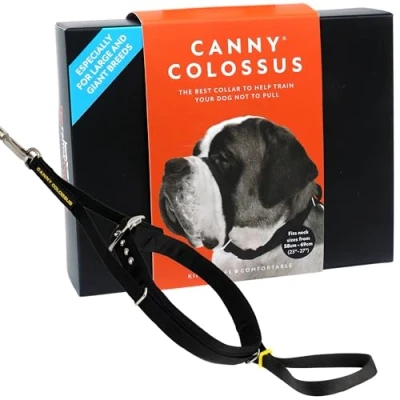 Image of Canny Colossus Large Breed Dog Head Collar, Simple and Effective Help with Training to stop your from pulling on the lead