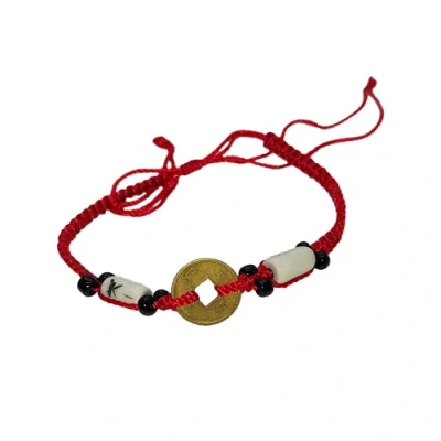 Image of Vie Naturals Beach Bracelet, Ancient, Red, Crystal, One