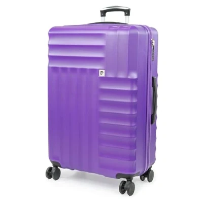 Image of Pierre Cardin Large Suitcase 30 Inch Hard Sided Travel Lightweight Luggage TSA Locks 4 Dual Spinner Wheels Hold Check in Case CL898 (Purple, Large)