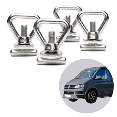 Image of 040Parts set of 4 lashing eyes load securing VW T5 / T6 T6.1 Bulli, Multivan, California, Beach