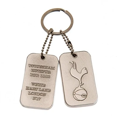 Image of Tottenham Hotspur F.C. Dog Tag Keyring Official Merchandise