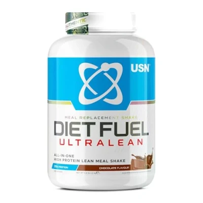 Image of USN Diet Fuel Ultralean 2 Kg Meal Replacement Shake Suppoer Weight Loss and Muscle Recovery (Chocolate)