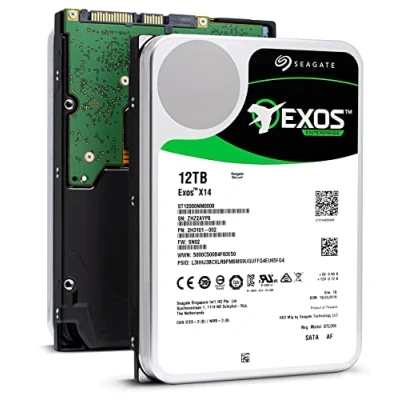 Image of Seagate Exos X14 12TB 7200 RPM SATA 6Gb/s 256MB Cache 3.5 Inch Enterprise Hard Drive (ST12000NM0008)
