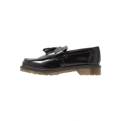 Image of Dr. Martens Adrian Slipons, Size: 7, Black Leather