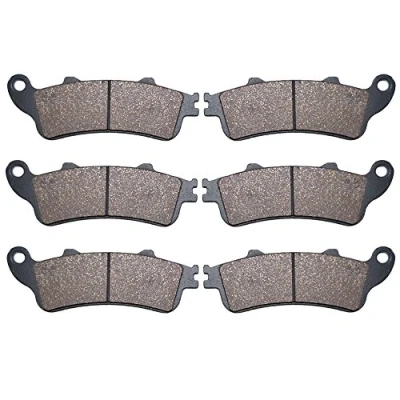 Image of AHL Motorcycle Front &amp; Rear Brake Pads Disc for Honda ST1300/ST1300 Pan European (ABS Non ABS Model) 2002 2007 (semi metallic)
