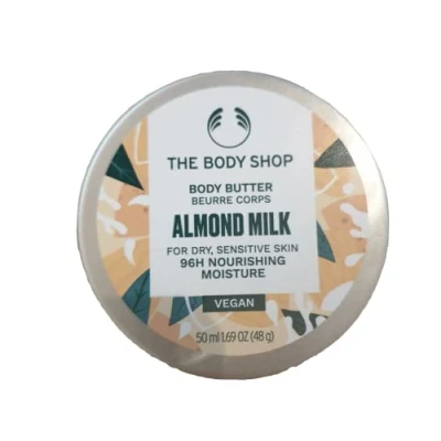 Image of THE BODY SHOP Almond Milk Butter for Dry and Sensitive Skin: 96 hours moisture, 50 ml