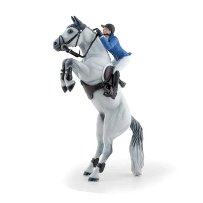 Image of PAPO Hand Painted Figurine Penelope and Mylord Equestrian World Collectible for Children Boys Girls Ages 3 Up