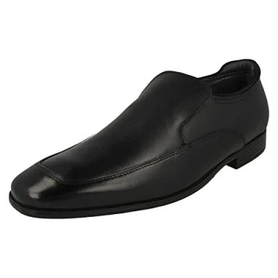 Image of Start rite College Slip Boys Junior School Shoes 4 UK Black