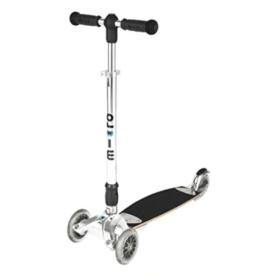 Image of Micro Scooters Adult Scooter Original Kickboard Adjustable Handlebar Foldable City Commuting 12+ Silver