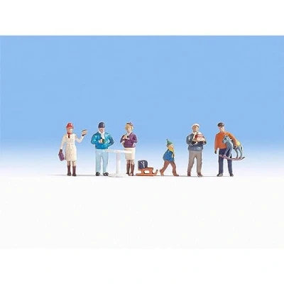 Image of Noch 36926 Christmas Market, Coloured