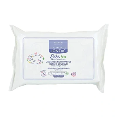 Image of EAU THERMALE JONZAC Organic Dermo Douceur Cleansing Wipes