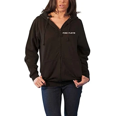 Image of Pink Floyd Zip hoodie XL Circle Logo Black